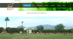 Desktop Screenshot of centrocaninoespacan.com